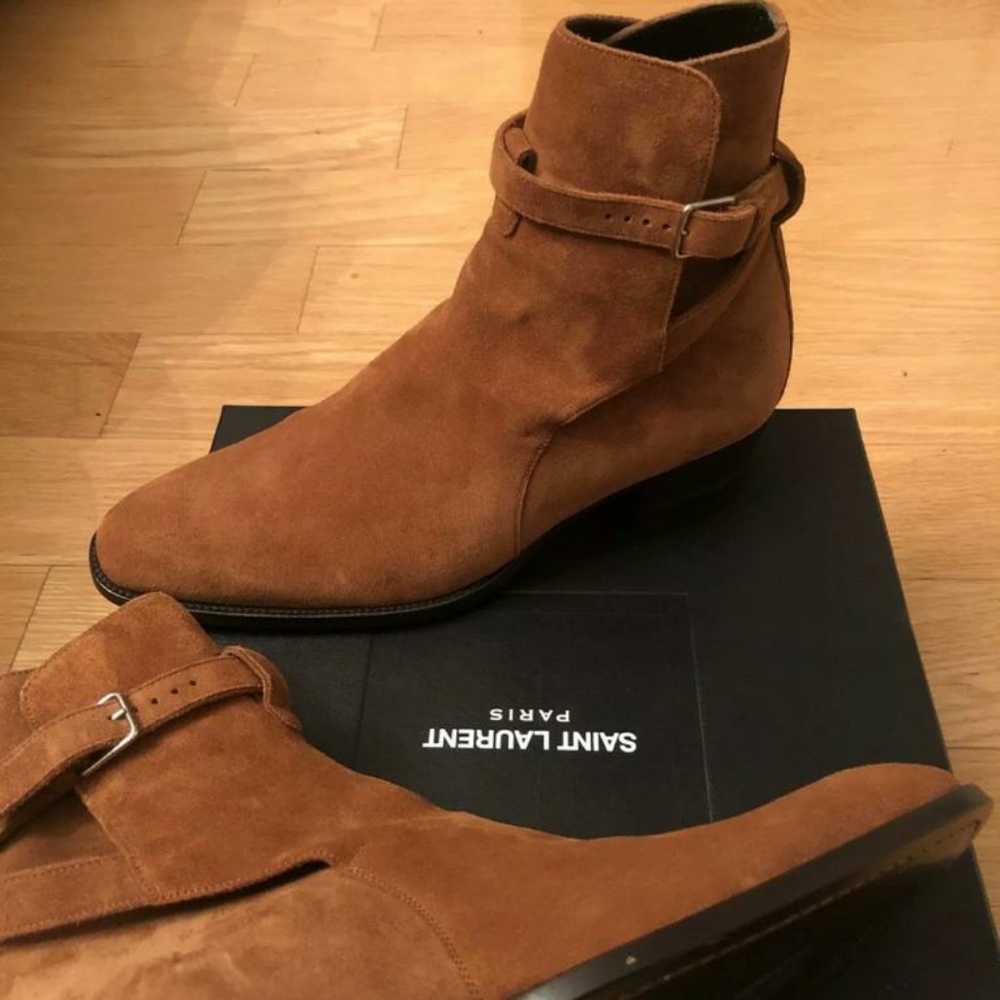 Rare color ysl Chelsea boots